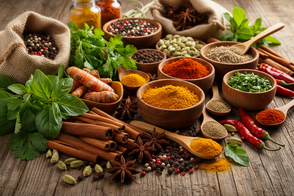 Herbs Spices Seaosnigs 